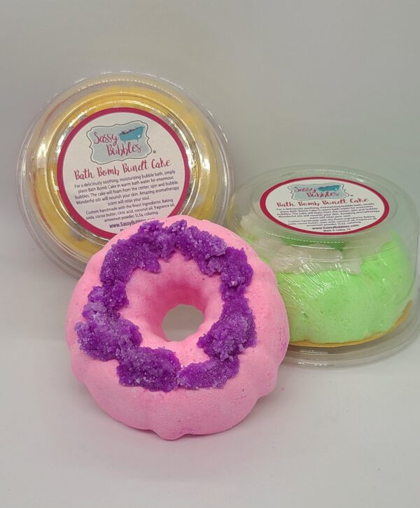 Bath Bomb Bundt Cake - Bubble Bath Bombs - Sassy Bubbles