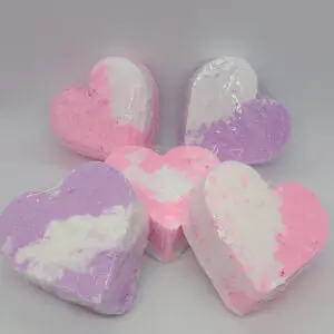 Large Heart Bath Fizzie - Bubble Bath Fizzies - Sassy Bubbles